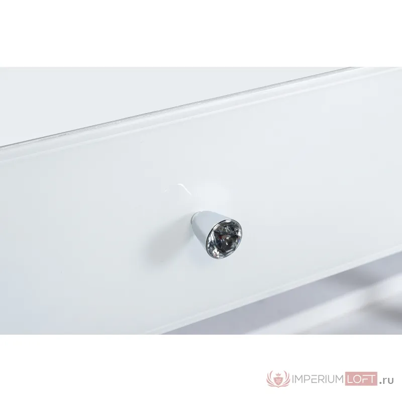 KFG103 Консоль 2 ящика белая/хром 120*42*79см от ImperiumLoft