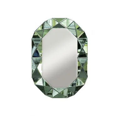 Зеркало в зеленой зеркальной раме KFG079 от ImperiumLoft