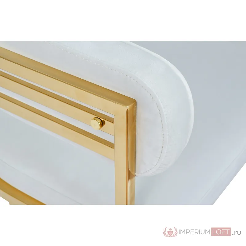 GY-8504STUL-SVSER Стул велюр светло-серый/золото 61*60*74см от ImperiumLoft