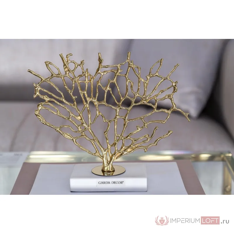 Статуэтка Дерево золотая 55RD3025S от ImperiumLoft