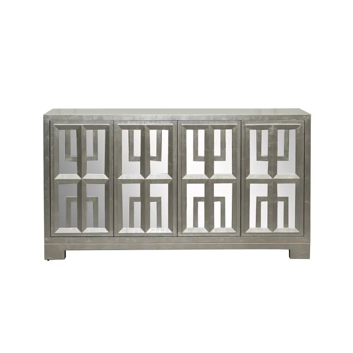 Комод дизайнерский с зеркальным фасадом ART-4477-S1 от ImperiumLoft