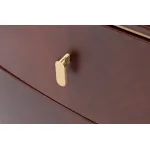 Тумбочка с 2мя ящиками темный шпон от ImperiumLoft