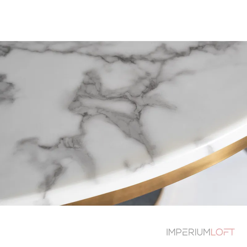 76AR-DT813 Стол обеденный иск.мрам Bianca Luna/черн.мет d120*75 от ImperiumLoft 76AR-DT813 Стол обеденный иск.мрам Bianca Luna/черн.мет d120*75 от ImperiumLoft