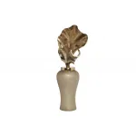 71PN-50736 Ваза декоративная золотистая 25*18*65см от ImperiumLoft