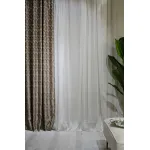 121GD-BON01-TUL BEL Тюль ROMA белый 275*320см от ImperiumLoft