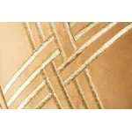 70SW-20641 Подушка с вышивкой Ромбы золото 45*45см от ImperiumLoft