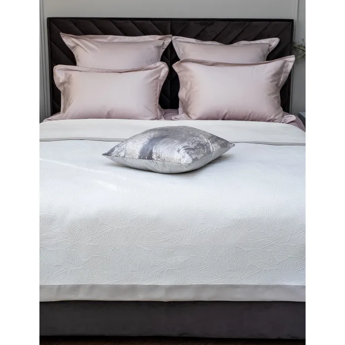121GD-283010-100-27 POKR BEL Покрывало Сан-Ремо белое 270*280 от ImperiumLoft
