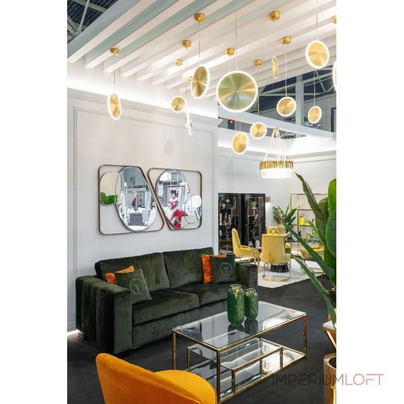 Зеркало декоративное в металлической раме KFE1210 от ImperiumLoft Зеркало декоративное в металлической раме KFE1210 от ImperiumLoft