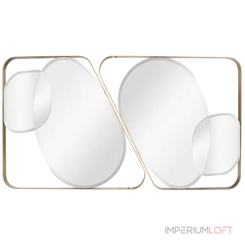 Зеркало декоративное в металлической раме KFE1210 от ImperiumLoft Зеркало декоративное в металлической раме KFE1210 от ImperiumLoft