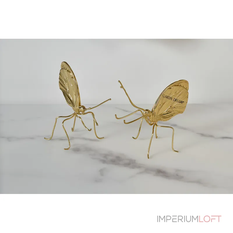 Декор настольный 'Бабочка золотая-1' от ImperiumLoft Декор настольный 'Бабочка золотая-1' от ImperiumLoft