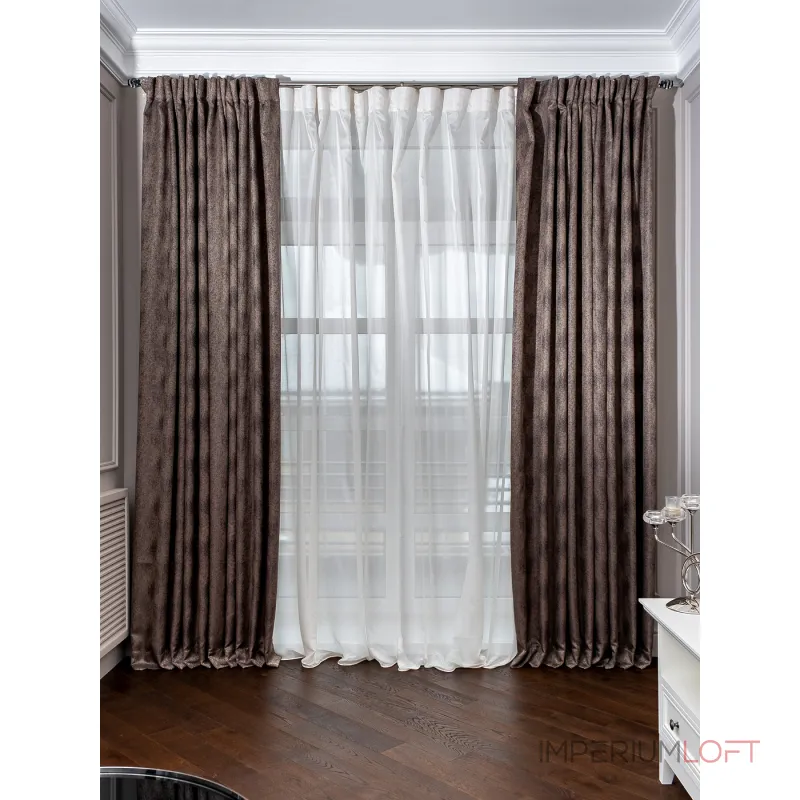 Тюль SASHA 275х320см кремовый от ImperiumLoft Тюль SASHA 275х320см кремовый от ImperiumLoft