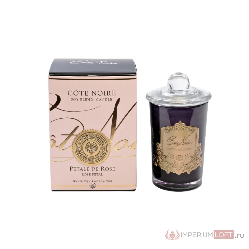 96CN7507 Свеча ароматическая Rose Petal в стакане в упаковке 75 гр. от ImperiumLoft