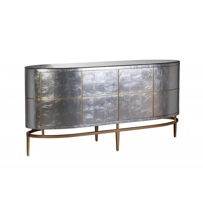 ART-2705-S Комод Futuro серебристый 183*51*91см от ImperiumLoft