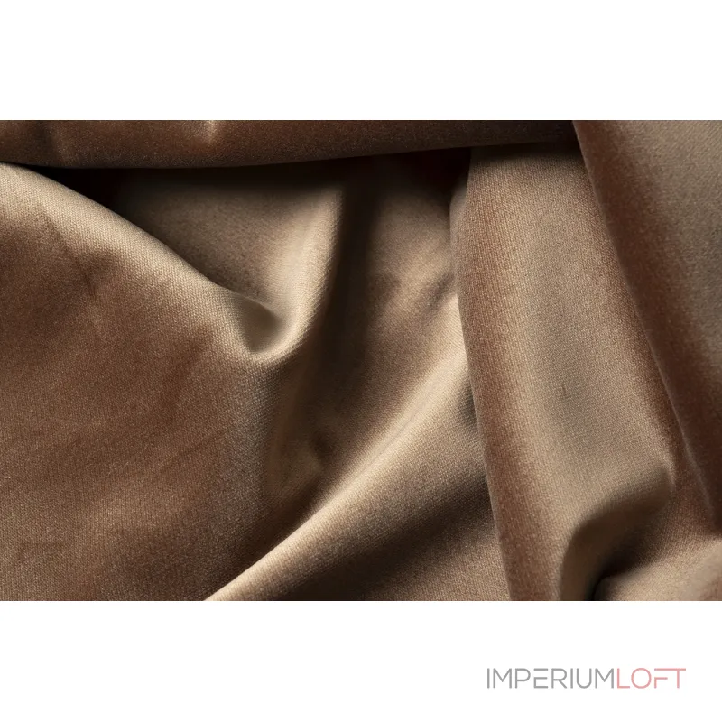 Ткань портьерная/мебельная VELVET коричневая от ImperiumLoft