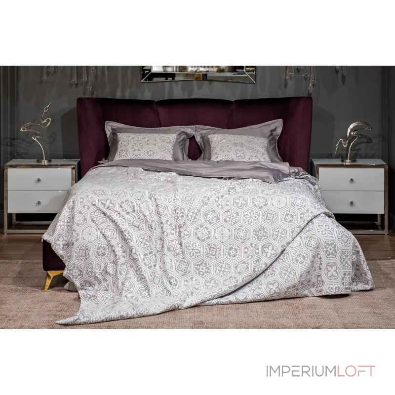 Покрывало 'Ажур' 240х260см серое от ImperiumLoft Покрывало 'Ажур' 240х260см серое от ImperiumLoft