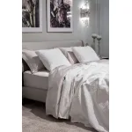 Наволочка декоративная 'Тиара' 50х50см белая от ImperiumLoft