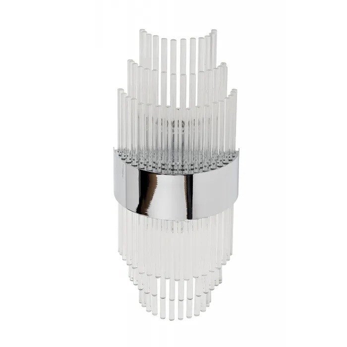 Бра стеклянное (хром) 92EL-YG59021S-2W от ImperiumLoft