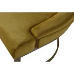 76AR-6210GOLD-OLV Стул велюр оливковый/матовое золото 65*61*93см