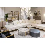 Пуф Garda Decor MURANO-80-3K-ПРИНТСИНИЙ-Ana SIN