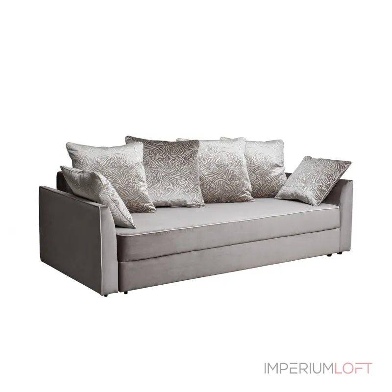 Диван Garda Decor MORES(K)-Velv SBEG+Velv ECRU+Umbr SBEG