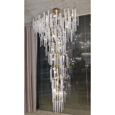 Подвесная каскадная люстра GardaDecor 86-70632