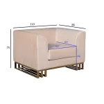 Кресло Garda Decor Lucerne 102AN-20491