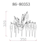Бра Карамель GardaDecor Caramella 86-80353