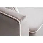 Диван Garda Decor MORES(K)-Velv SBEG+Velv ECRU+Umbr SBEG
