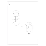 Столик журнальный Garda Decor 40AD-00065