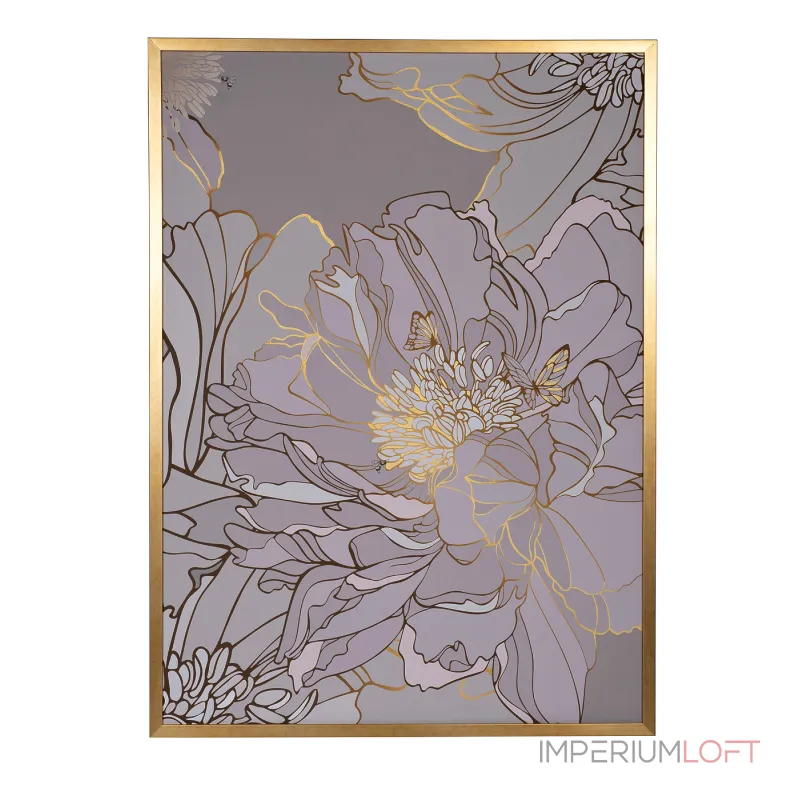 Холст "пион" Garda Decor 89VOR-PEONY Холст "пион" Garda Decor 89VOR-PEONY