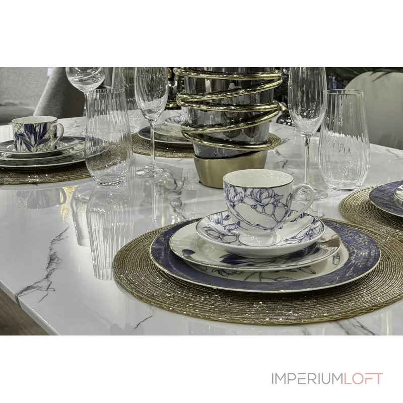 Чайная пара арт магнолия Garda Decor Гарда 26FC-14850