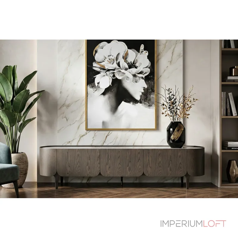 Тумба под телевизор Травертин GardaDecor Travertine 58DB-24230