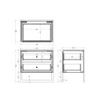 Тумба GardaDecor KFG104