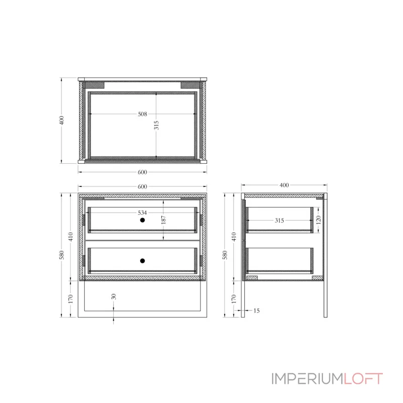 Тумба GardaDecor KFG104 Тумба GardaDecor KFG104