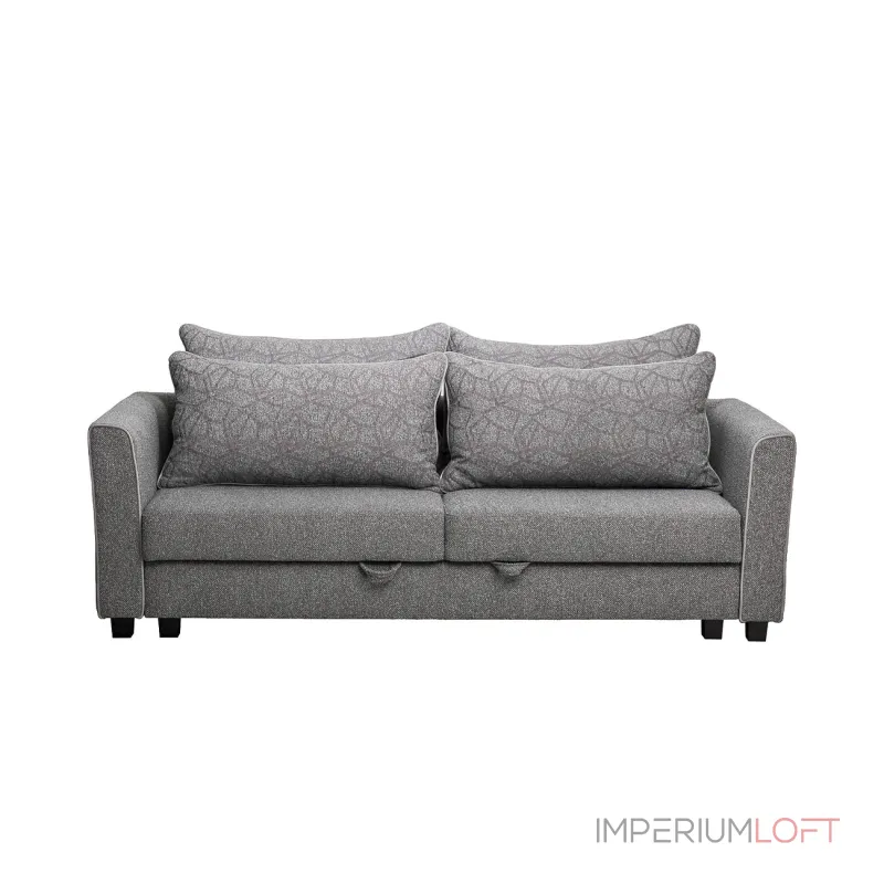Диван Garda Decor MARCO 2K-СЕРЫЙ-Flona SER+Buta SER+Colton032-SER