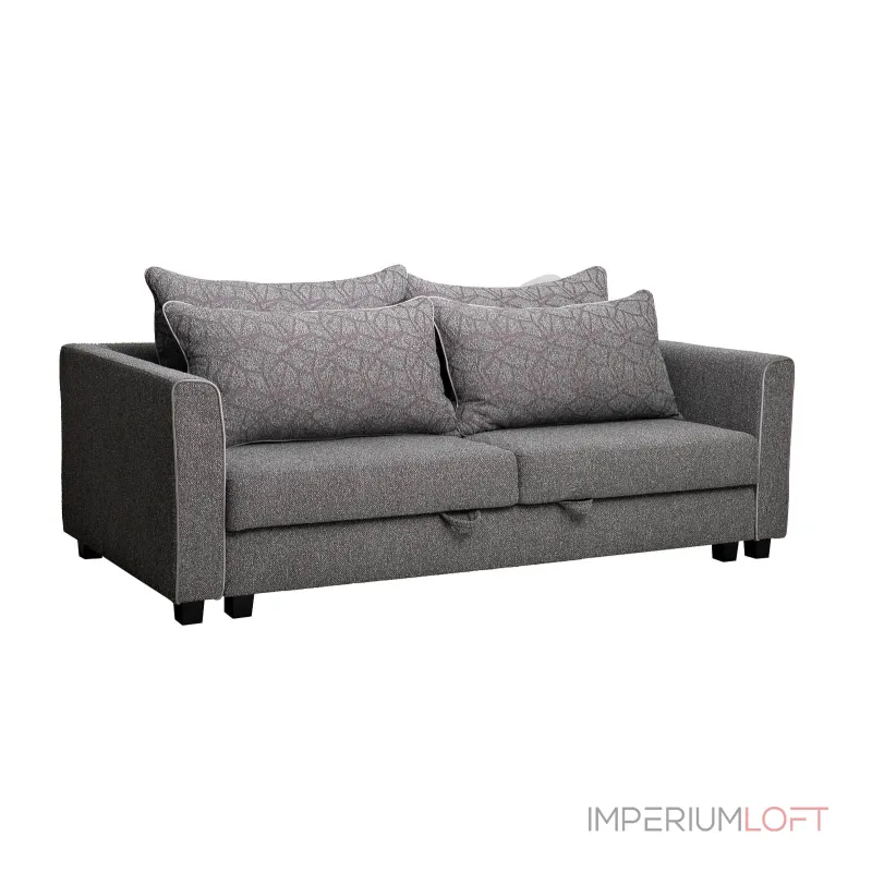 Диван Garda Decor MARCO 2K-СЕРЫЙ-Flona SER+Buta SER+Colton032-SER