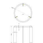 Журнальный стол GardaDecor KFG202