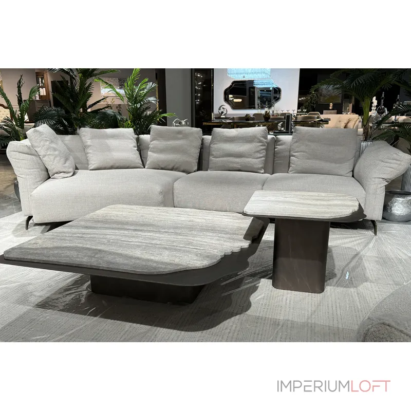 Журнальный стол Травертин GardaDecor Travertine 58DB-24056