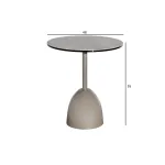 Журнальный стол Август Серый GardaDecor Augustus Gray 57EL-17012