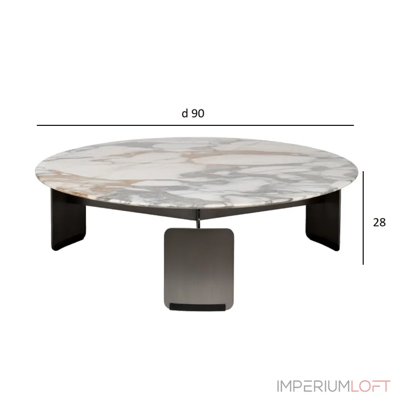Стол журнальный Garda Decor Arabescato Corchia 2650 160KD-26500