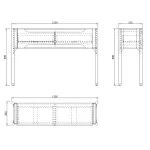 Консоль Гримальди GardaDecor Grimaldi 77IP-GD007-KONS/1