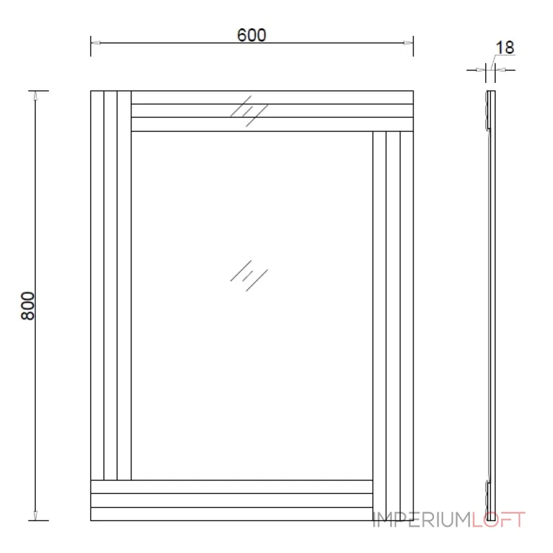 Зеркало GardaDecor KFG151 Зеркало GardaDecor KFG151