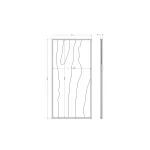 Зеркало напольное Garda Decor KFG207