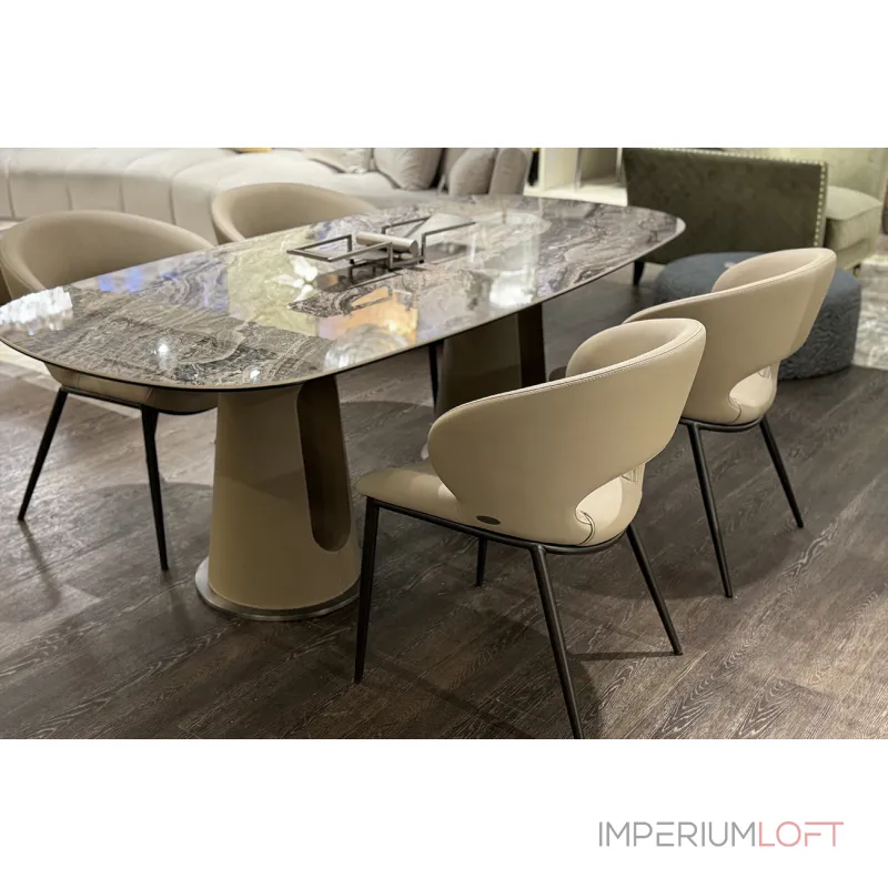 Обеденный стол Венециан Браун GardaDecor Venetian Brown 160KD-60074