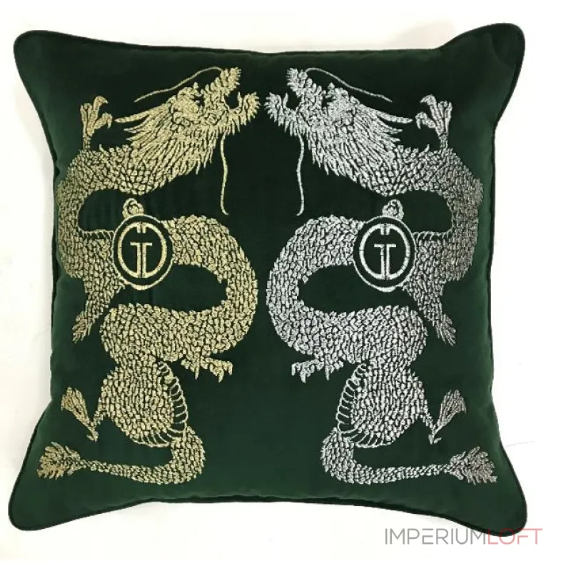 Подушка вышивка "пара драконов" Garda Decor 70SW-30939 Подушка вышивка "пара драконов" Garda Decor 70SW-30939