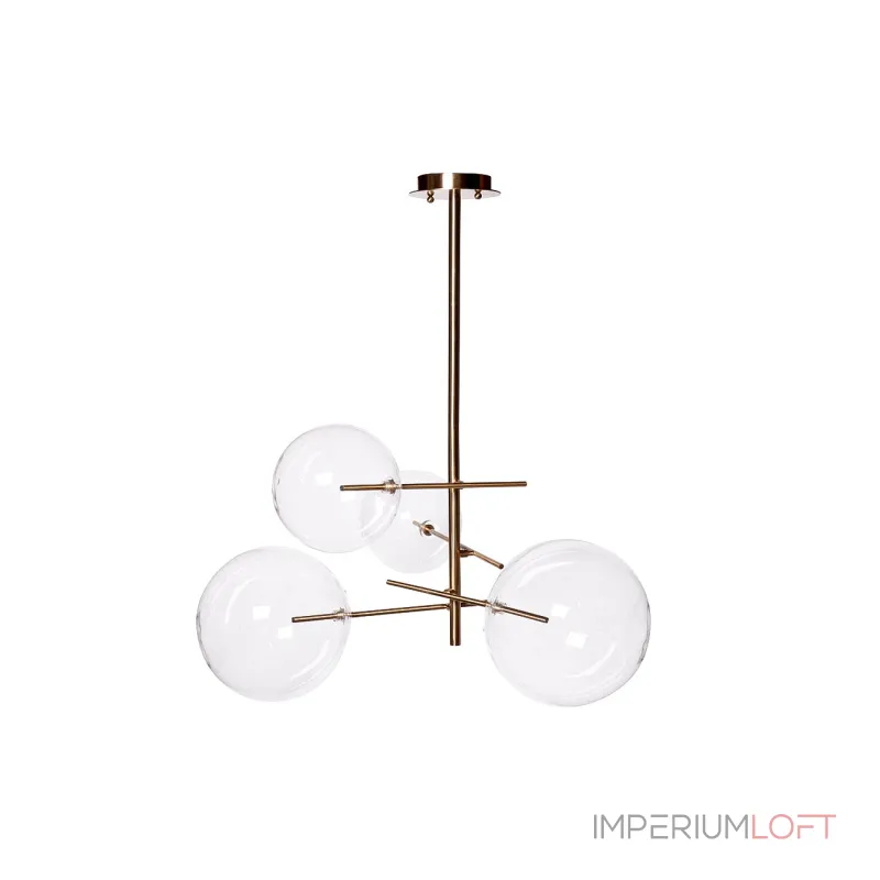 Люстра на штанге "Шары" GardaDecor 20MD2321-4GOLD