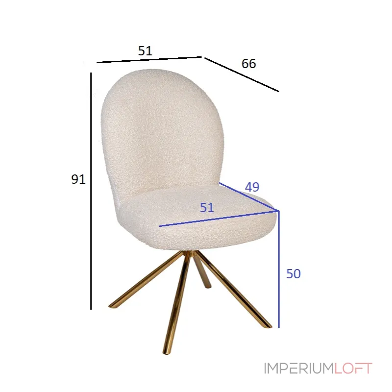 Поворотный обеденный стул GardaDecor 30C-12390 Поворотный обеденный стул GardaDecor 30C-12390