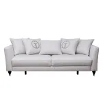 Диван трехместный GardaDecor Sorrento 187BD-SORRENTO(K)-230M-3K-Santo1902-SECRU+Nev83