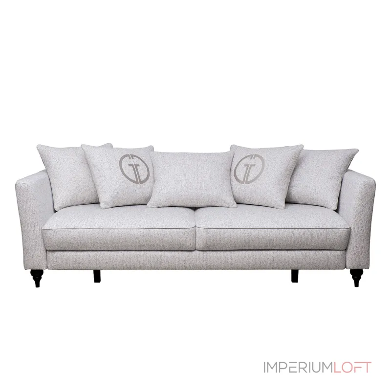 Диван трехместный GardaDecor Sorrento 187BD-SORRENTO(K)-230M-3K-Santo1902-SECRU+Nev83