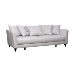 Диван трехместный GardaDecor Sorrento 187BD-SORRENTO(K)-230M-3K-Santo1902-SECRU+Nev83